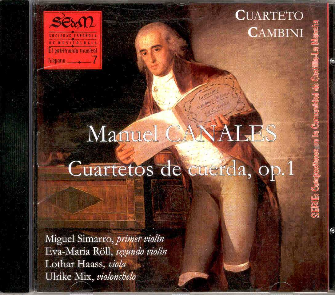 Cuartetos de cuerda Op.1 de Manuel Canales