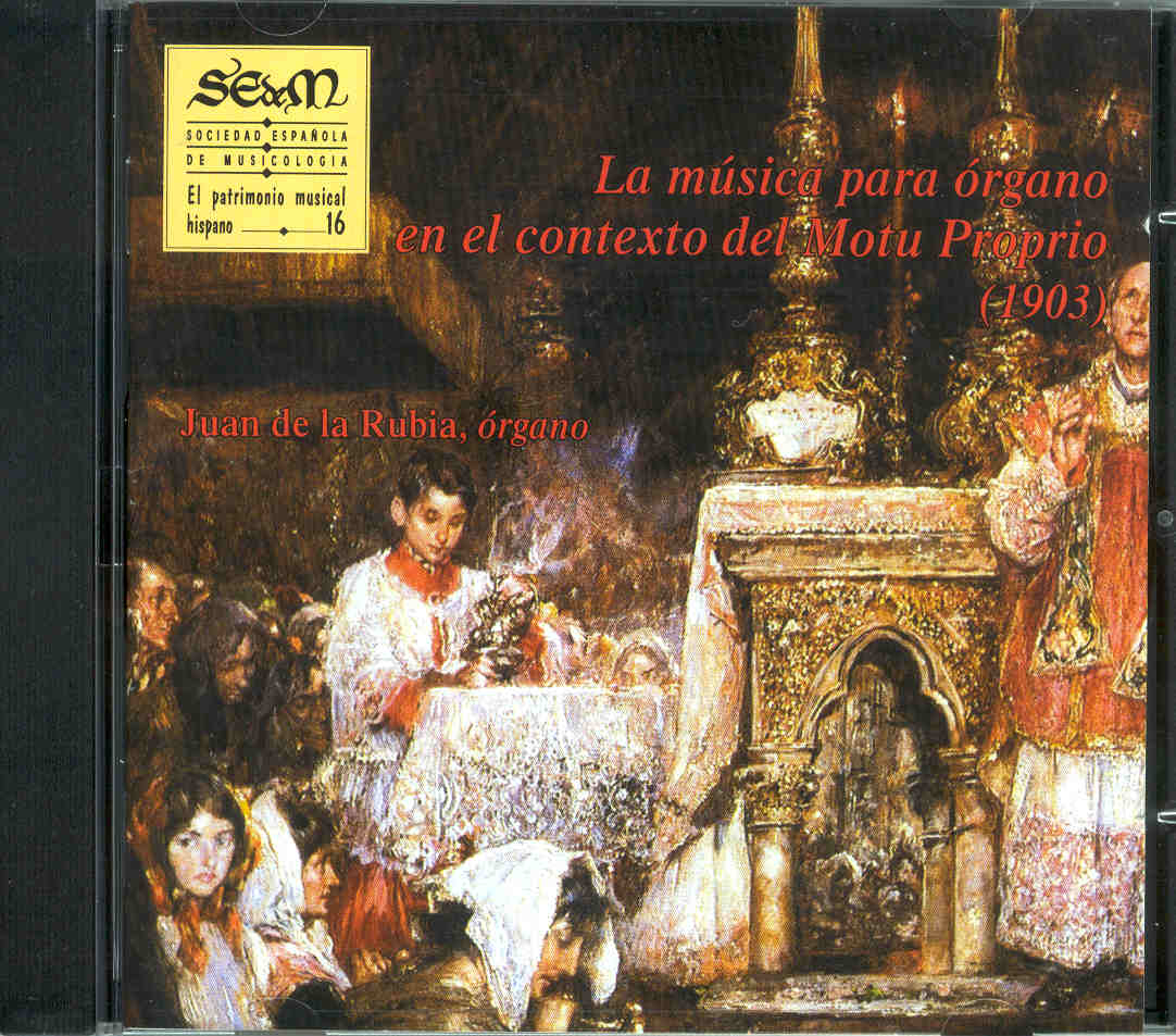 La música para órgano en el contexto del Motu Proprio (1903)
