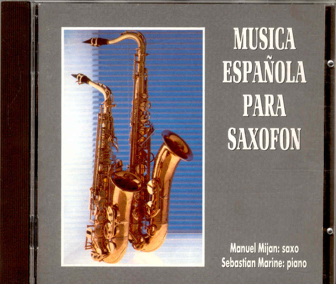 Música española para saxofón